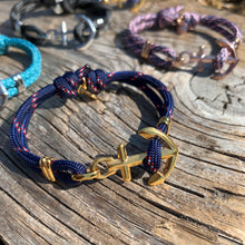 Load image into Gallery viewer, KEY WEST Gold Anchor Bracelet