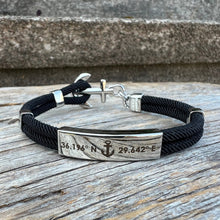 Load image into Gallery viewer, NEW HAVEN Anchor Bracelet - With custom engraving