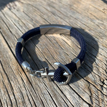 Load image into Gallery viewer, NEW HAVEN Anchor Bracelet - With custom engraving
