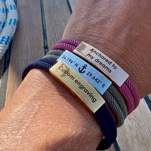 Load image into Gallery viewer, NEW HAVEN Anchor Bracelet - With custom engraving