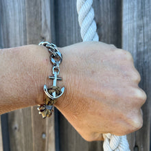 Load image into Gallery viewer, North Sea - Anchor & Chain Bracelet