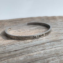Load image into Gallery viewer, QUOTE CUFF Bracelet - Custom Engravable