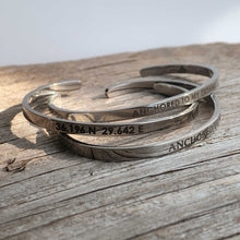 Load image into Gallery viewer, QUOTE CUFF Bracelet - Custom Engravable
