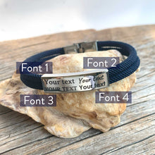 Load image into Gallery viewer, QUOTE CUFF Bracelet - Custom Engravable