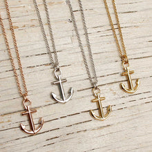 Load image into Gallery viewer, ANCHORS´S AWEIGH Anchor Necklace