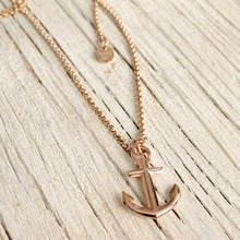 Load image into Gallery viewer, ANCHORS´S AWEIGH Anchor Necklace