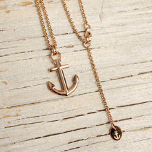Load image into Gallery viewer, ANCHORS´S AWEIGH Anchor Necklace