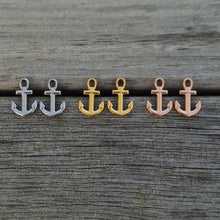 Load image into Gallery viewer, ANCHORED Anchor earrings