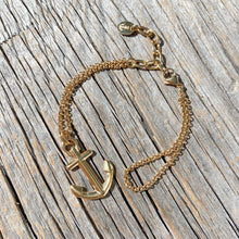 Load image into Gallery viewer, VINGA Anchor Bracelet Gold