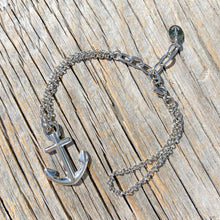 Load image into Gallery viewer, VINGA Anchor Bracelet Silver