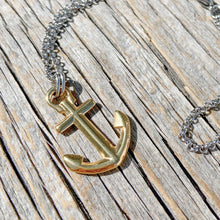 Load image into Gallery viewer, VINGA Anchor Bracelet Silver/Gold