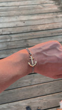 Load and play video in Gallery viewer, VINGA Anchor Bracelet Silver/Gold