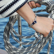 Load image into Gallery viewer, Nautical anchor bracelet from Swedish Maris Sal. Marint ankararmband från svenska Maris Sal.