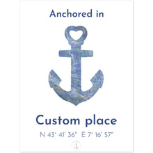 Ladda upp bild till gallerivisning, Personlig ankartavla - Din favoritplats