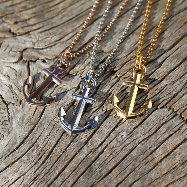 Nautical anchor necklace from Swedish Maris Sal