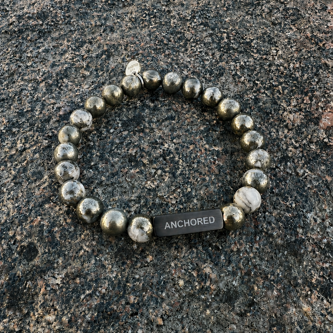 STONEHAVEN Engravable Stone Bracelet