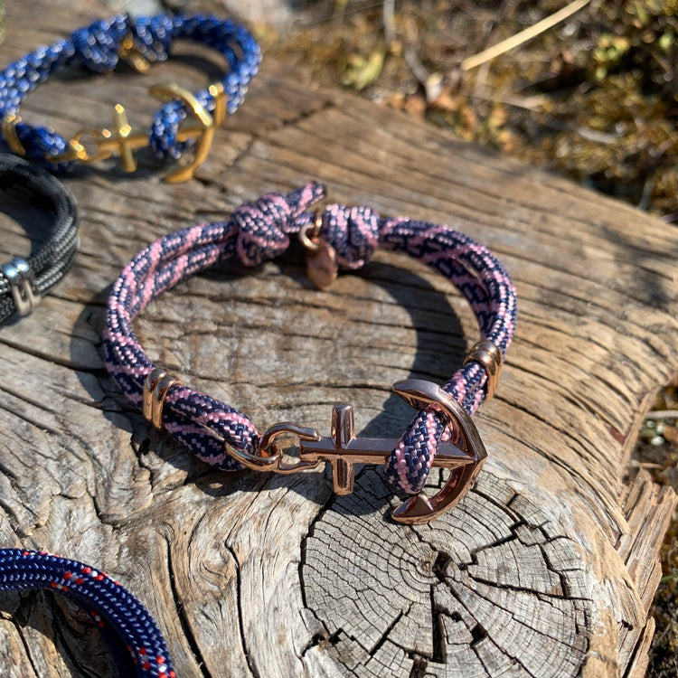 KEY WEST Rose Gold Anchor Bracelet