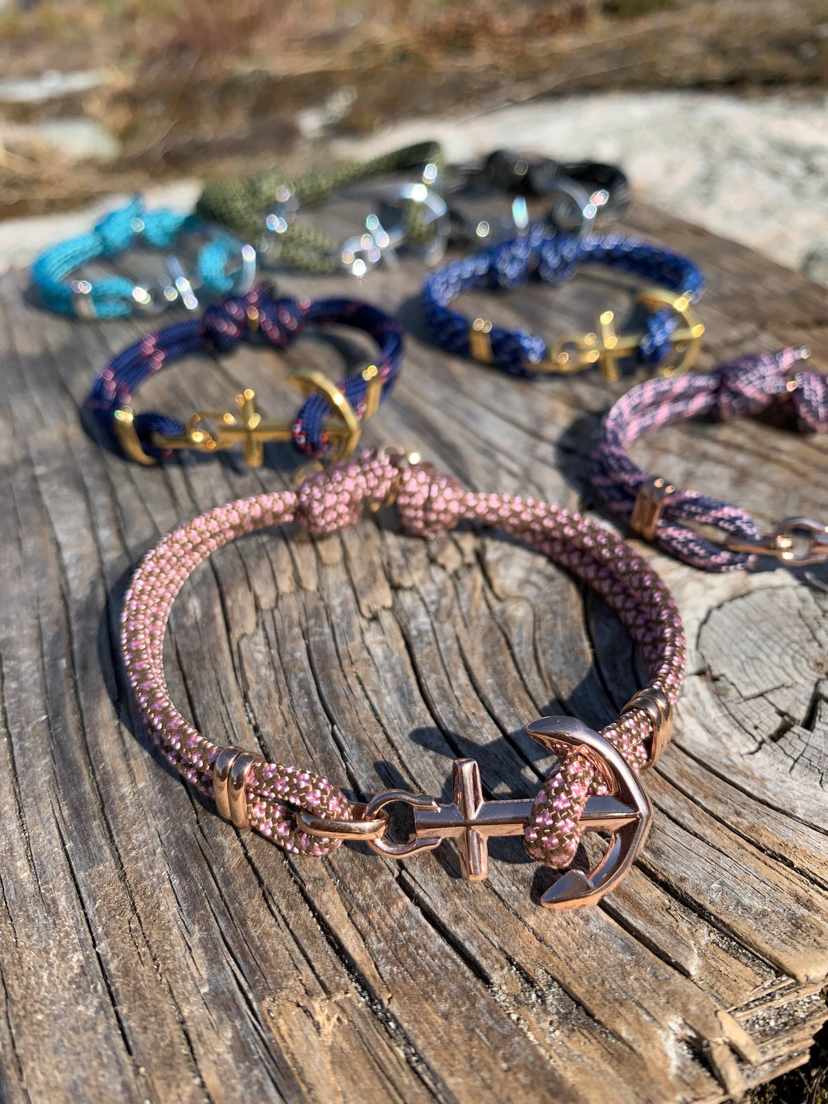KEY WEST Rose Gold Anchor Bracelet