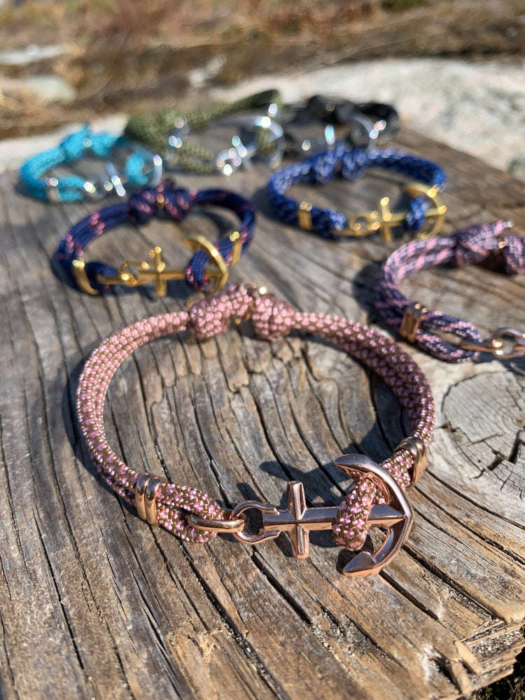 KEY WEST Rose Gold Anchor Bracelet