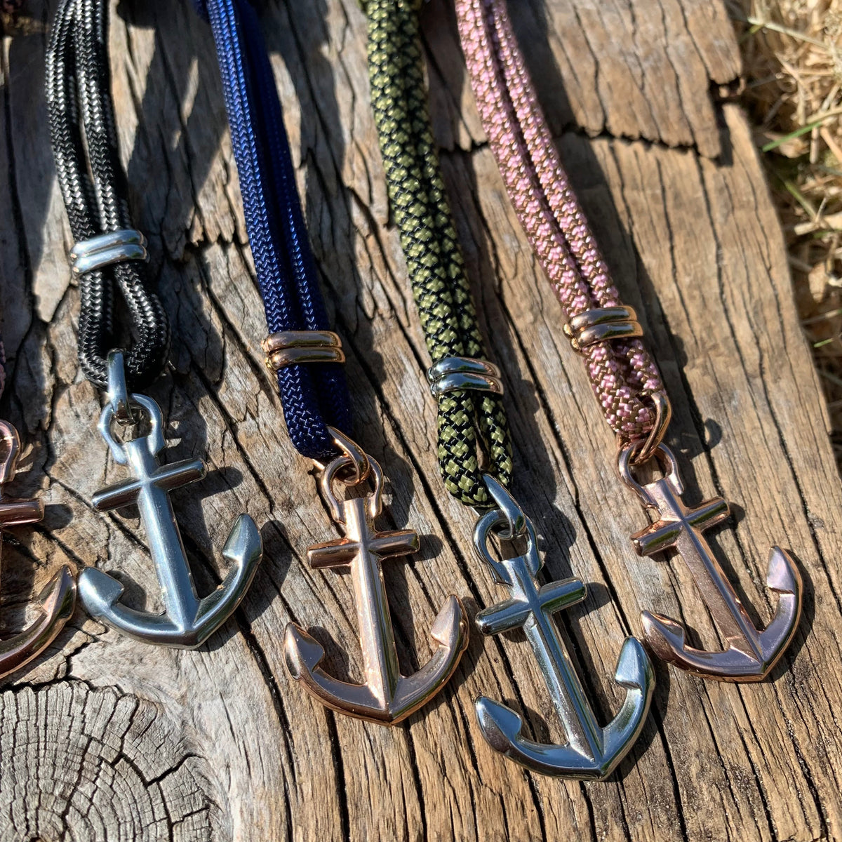 KEY WEST Rose Gold Anchor Bracelet