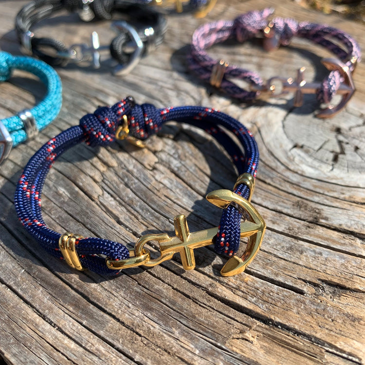 KEY WEST Gold Anchor Bracelet