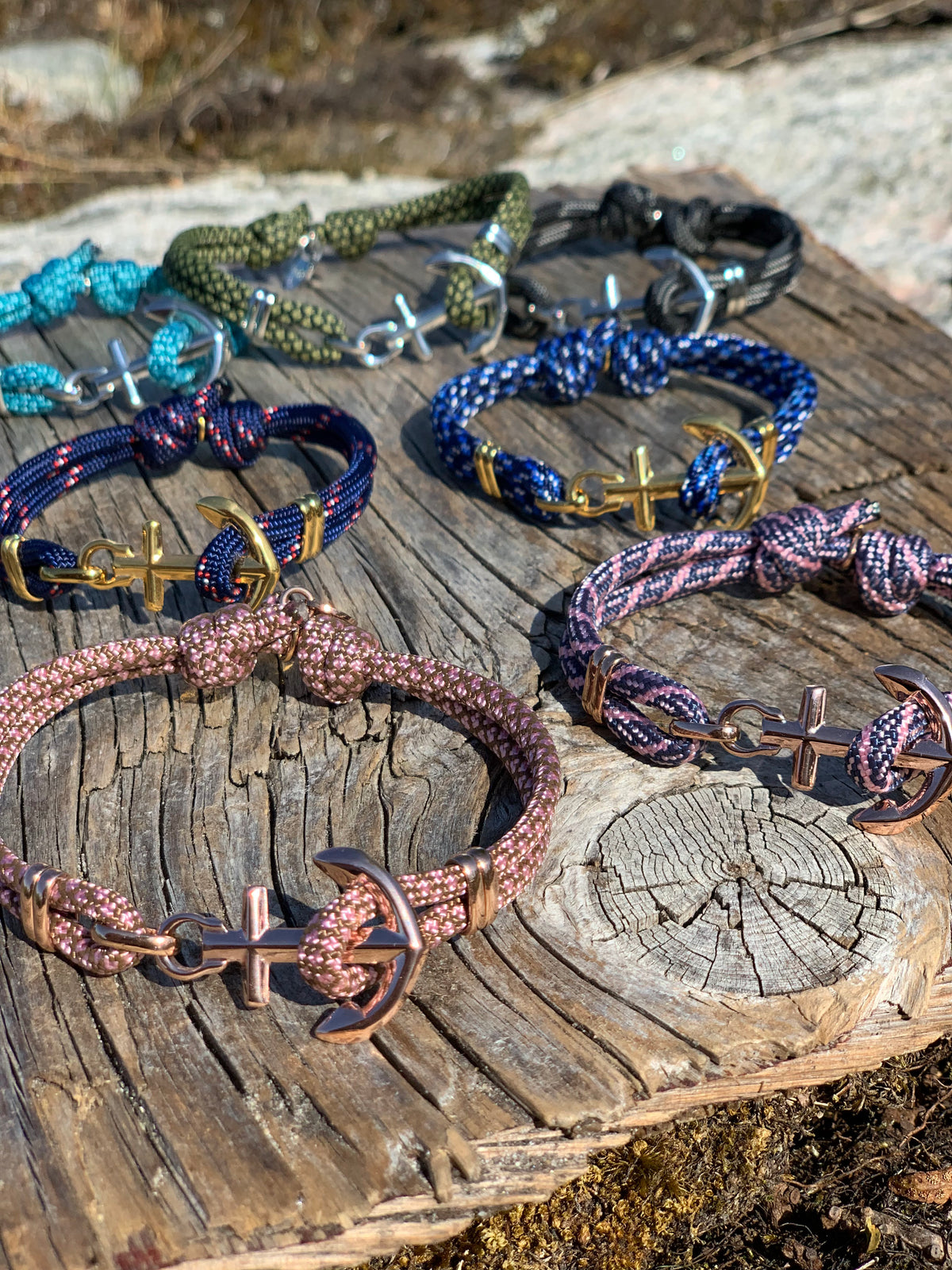 KEY WEST Rose Gold Anchor Bracelet