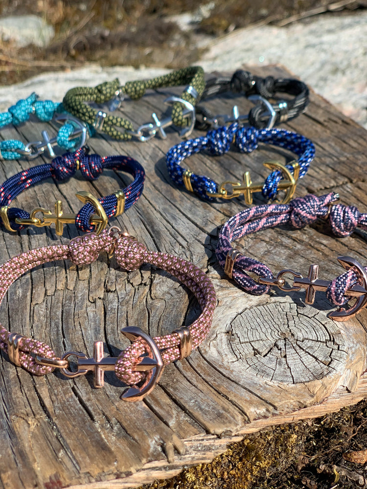 KEY WEST Rose Gold Anchor Bracelet