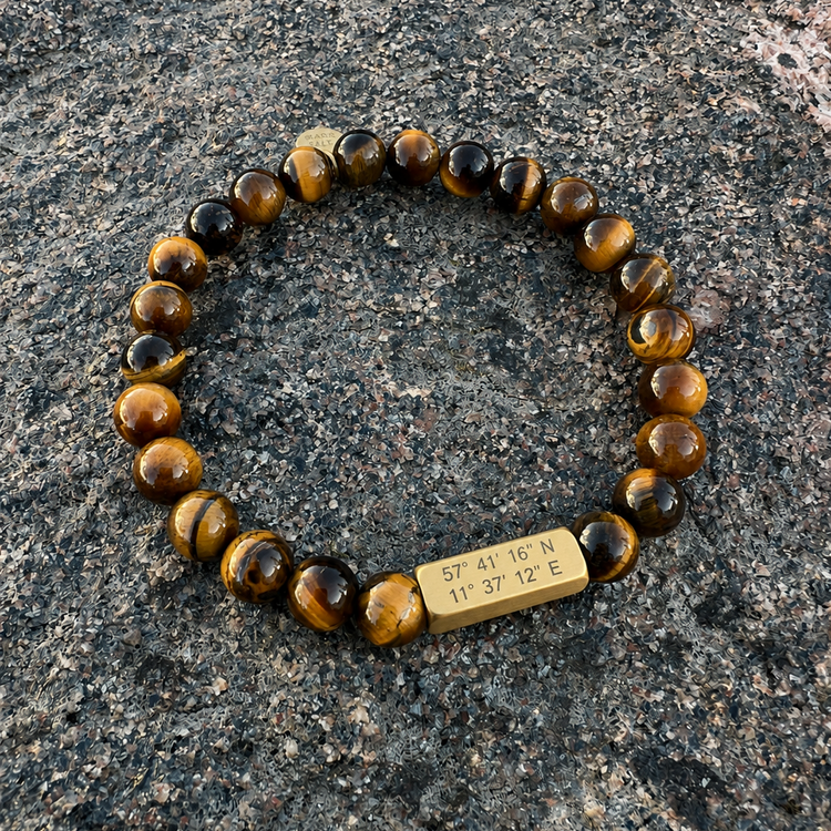 STONEHAVEN Engravable Stone Bracelet