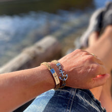 Load image into Gallery viewer, NEW HAVEN Anchor Bracelet Marine Hemp - Custom Engraving
