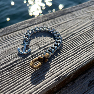North Sea - Anchor & Chain Bracelet