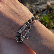 Load image into Gallery viewer, Engravable Stone Bracelet
