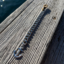 Load image into Gallery viewer, North Sea - Anchor &amp; Chain Bracelet

