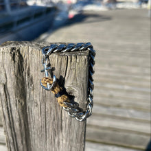 Load image into Gallery viewer, North Sea - Anchor &amp; Chain Bracelet
