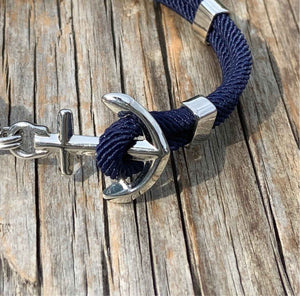 NEW HAVEN Anchor Bracelet - Custom Engravable