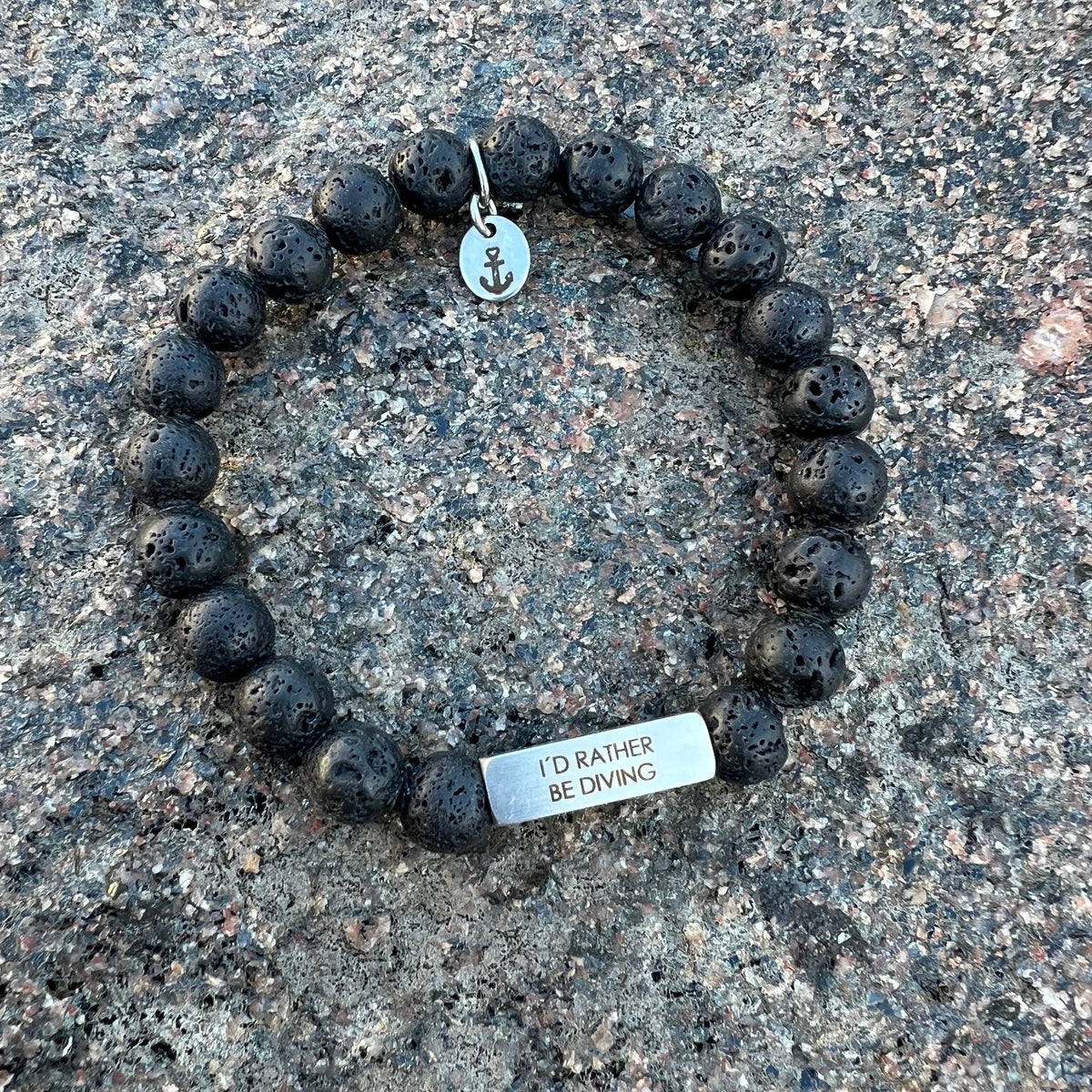 STONEHAVEN Engravable Stone Bracelet