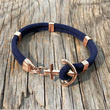 Load image into Gallery viewer, NEW HAVEN Anchor Bracelet Rose-gold
