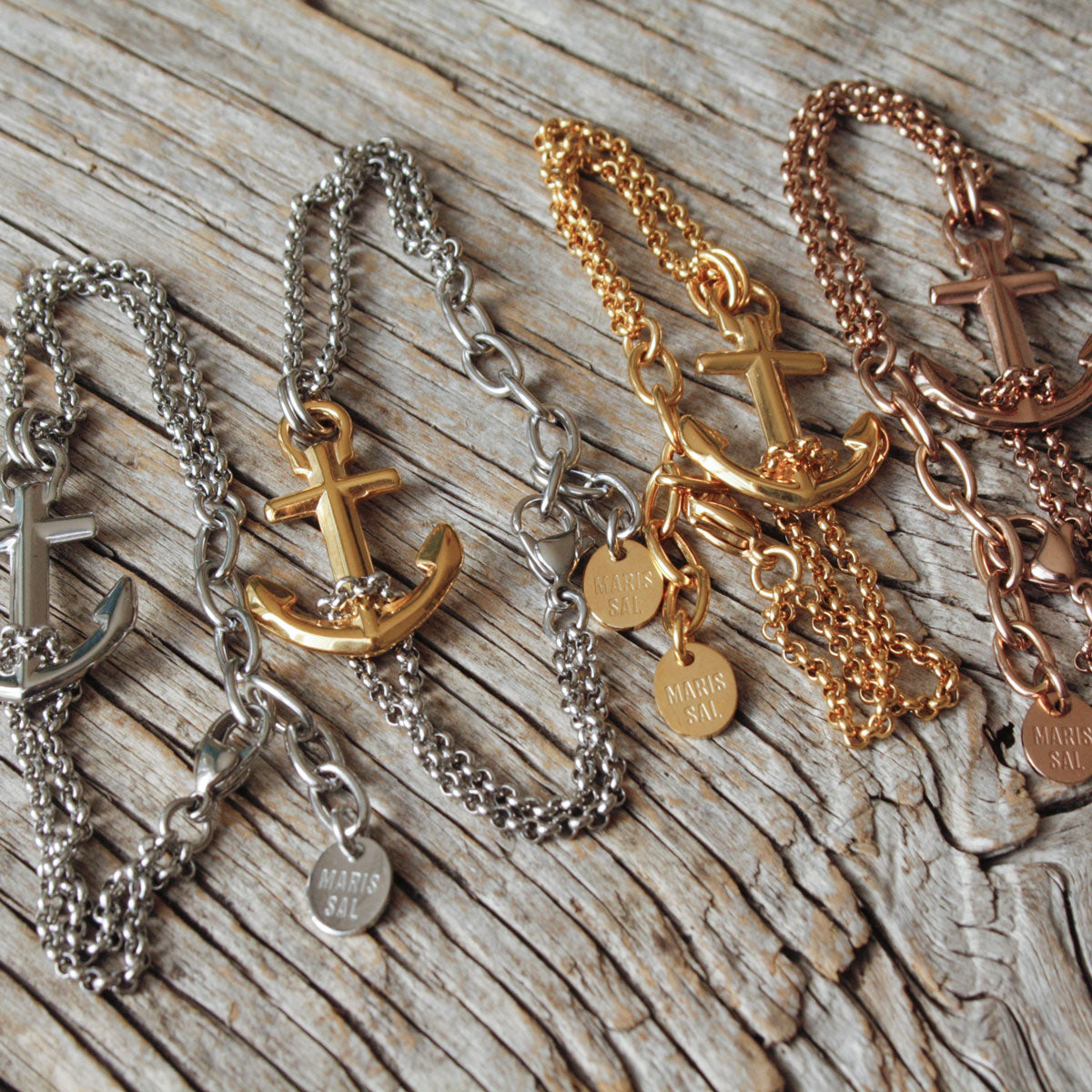VINGA Anchor Bracelet Rose-gold