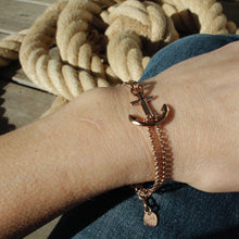 Load image into Gallery viewer, VINGA Anchor Bracelet Rose-gold
