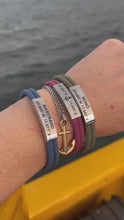 Load and play video in Gallery viewer, CAPTAIN Bracelet - With custom engraving
