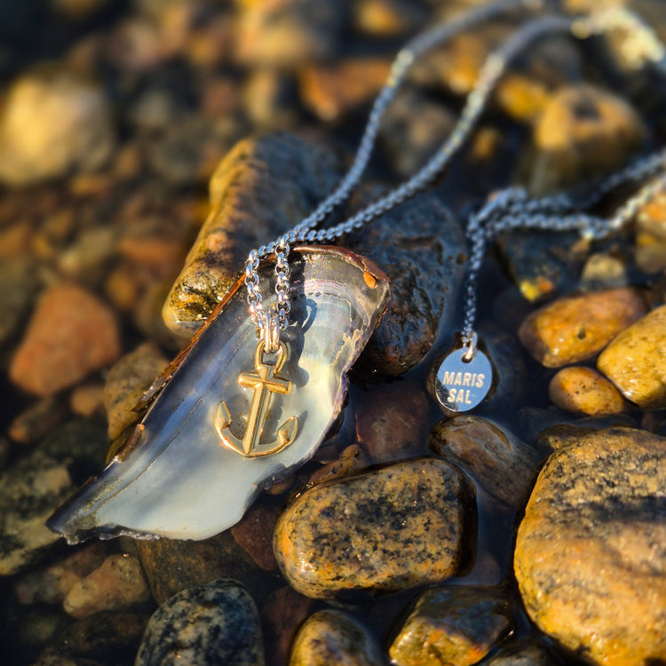 LITTLE  Anchor Necklace Gold