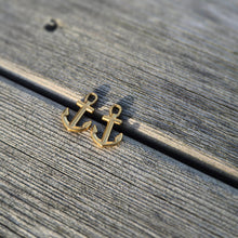 Load image into Gallery viewer, ANCHORED Anchor earrings
