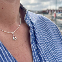 Load image into Gallery viewer, Sterling Silver Sailboat Necklace
