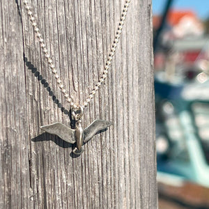 Sterling Silver Seagull Necklace