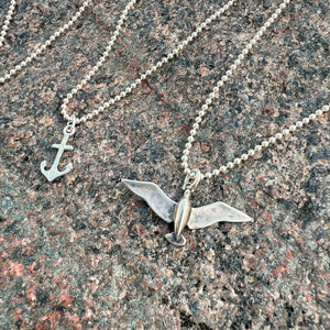 Sterling Silver Seagull Necklace