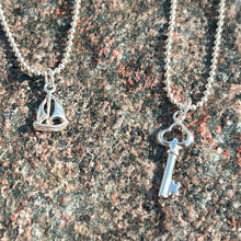 Load image into Gallery viewer, Sterling Silver Key Necklace
