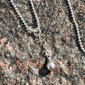 Sterling Silver Drop Necklace