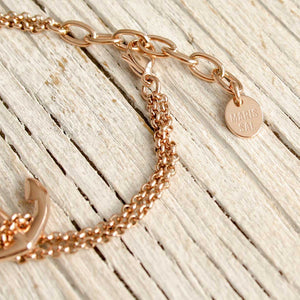 VINGA Anchor Bracelet Rose-gold