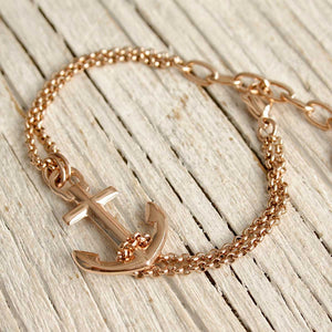 VINGA Anchor Bracelet Rose-gold