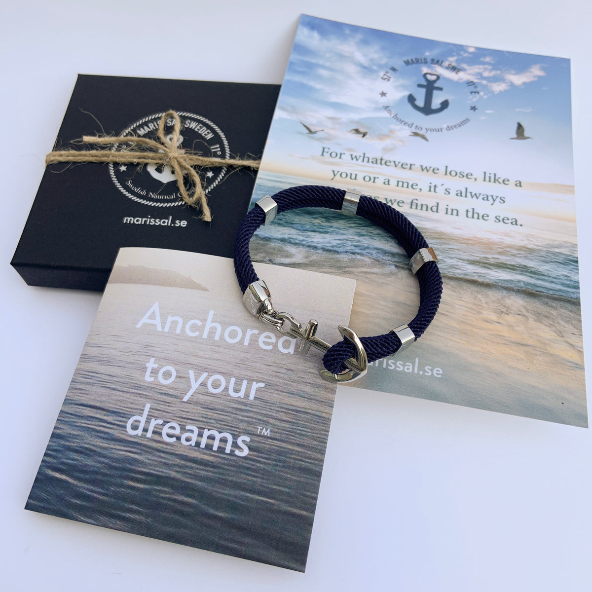 VINGA Anchor Bracelet Silver