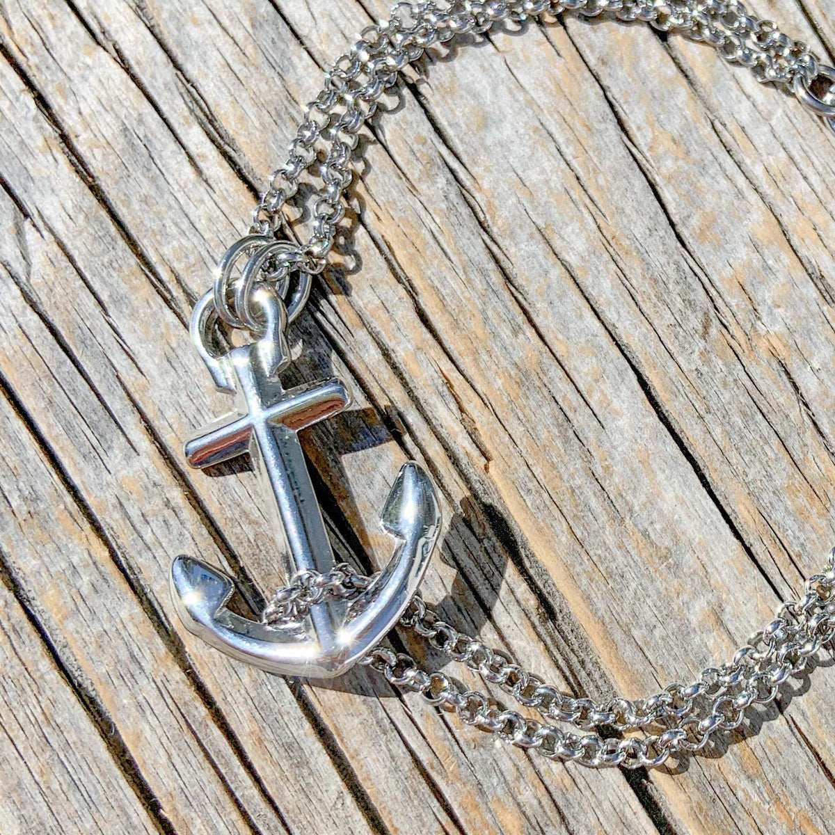 VINGA Anchor Bracelet Silver